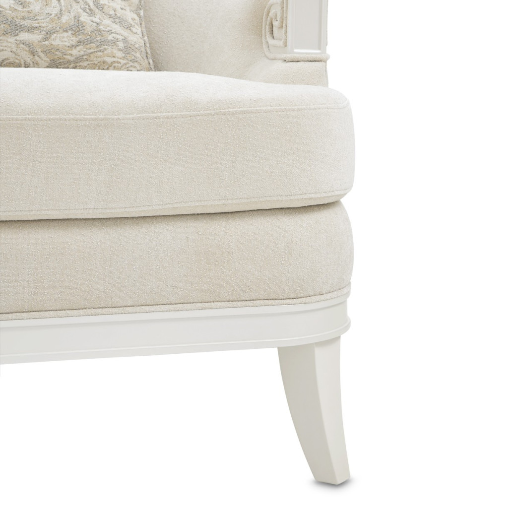 Matching Accent Chair Light Champagne La Marisia Collection by Michael Amini 9089835-TRQUL-124