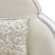 Matching Accent Chair Light Champagne La Marisia Collection by Michael Amini 9089835-TRQUL-124