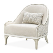 Accent Chair Light Champagne La Marisia Collection By Michael Amini  9089834-TRQUL-124
