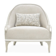 Accent Chair Light Champagne La Marisia Collection By Michael Amini  9089834-TRQUL-124