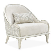 Accent Chair Light Champagne La Marisia Collection By Michael Amini  9089834-TRQUL-124