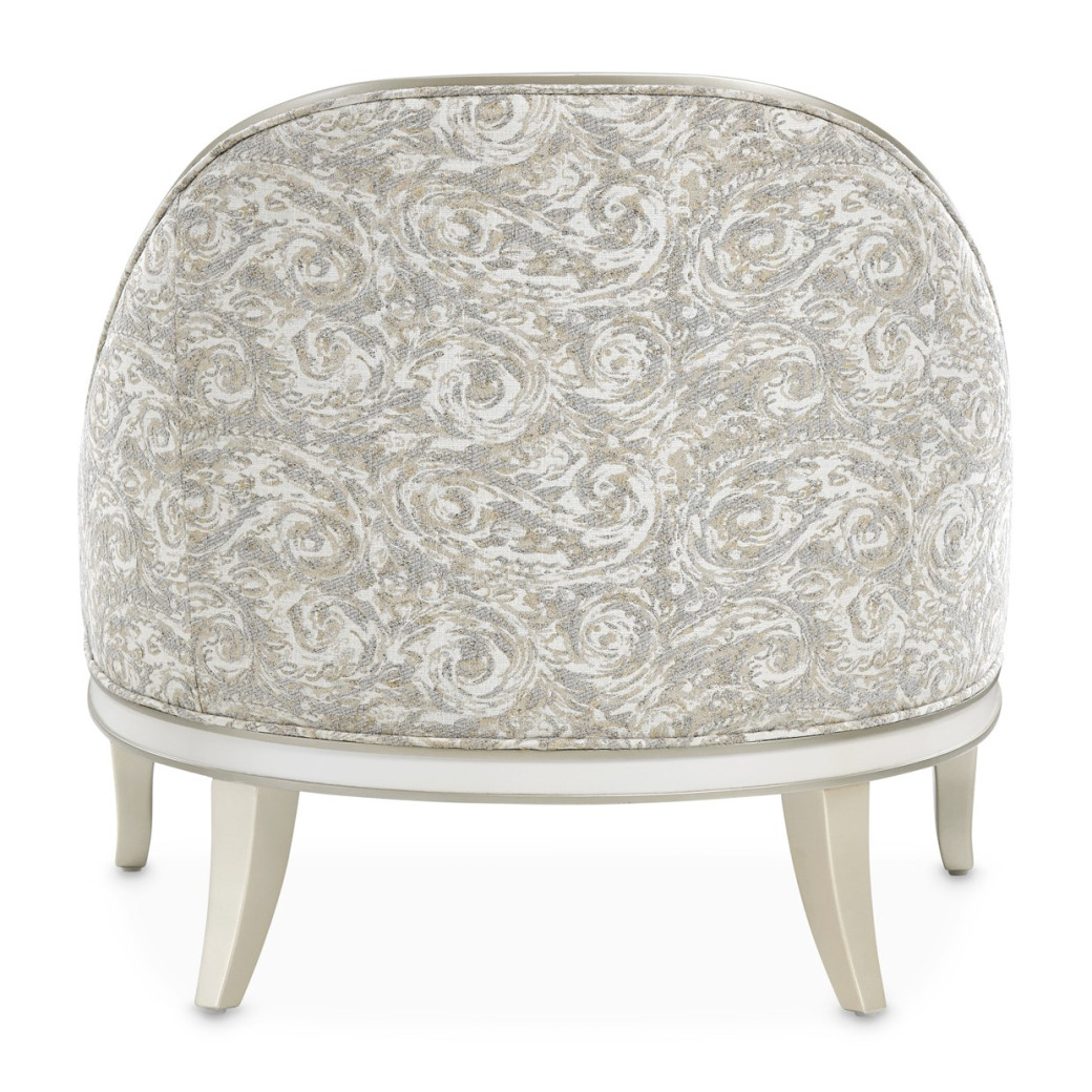 Accent Chair Light Champagne La Marisia Collection By Michael Amini  9089834-TRQUL-124