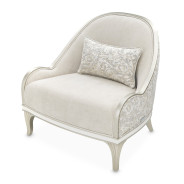 Accent Chair Light Champagne La Marisia Collection By Michael Amini  9089834-TRQUL-124