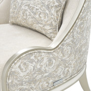 Accent Chair Light Champagne La Marisia Collection By Michael Amini  9089834-TRQUL-124