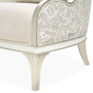 Accent Chair Light Champagne La Marisia Collection By Michael Amini  9089834-TRQUL-124