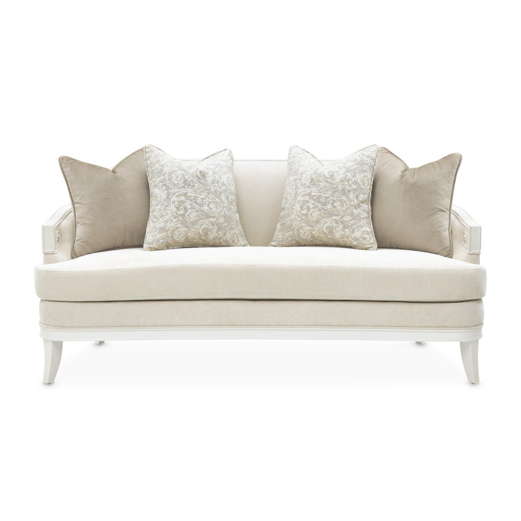 Loveseat Light Champagne La Marisia Collection By Michael Amini 9089825-TRQUL-124