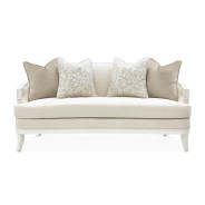 Loveseat Light Champagne La Marisia Collection By Michael Amini 9089825-TRQUL-124