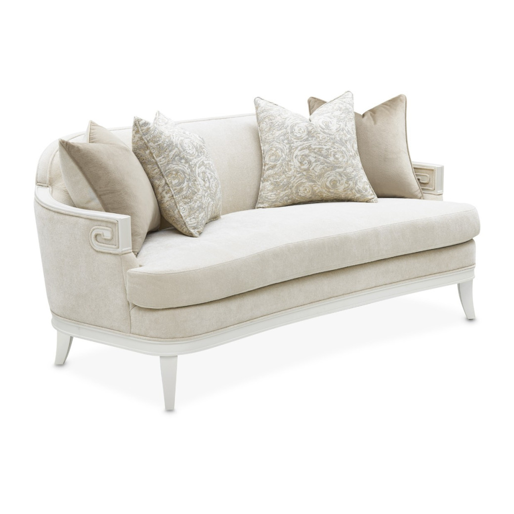Loveseat Light Champagne La Marisia Collection By Michael Amini 9089825-TRQUL-124