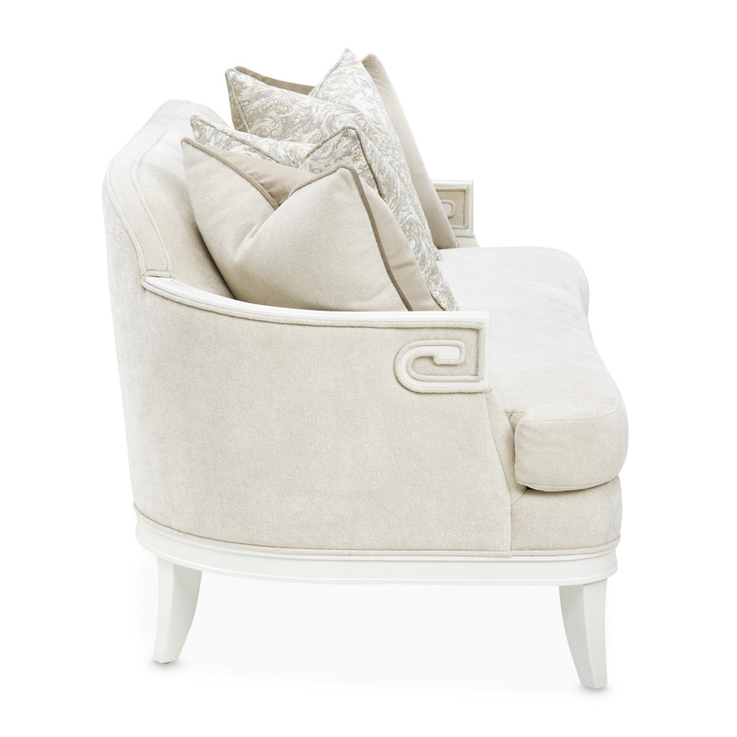 Loveseat Light Champagne La Marisia Collection By Michael Amini 9089825-TRQUL-124