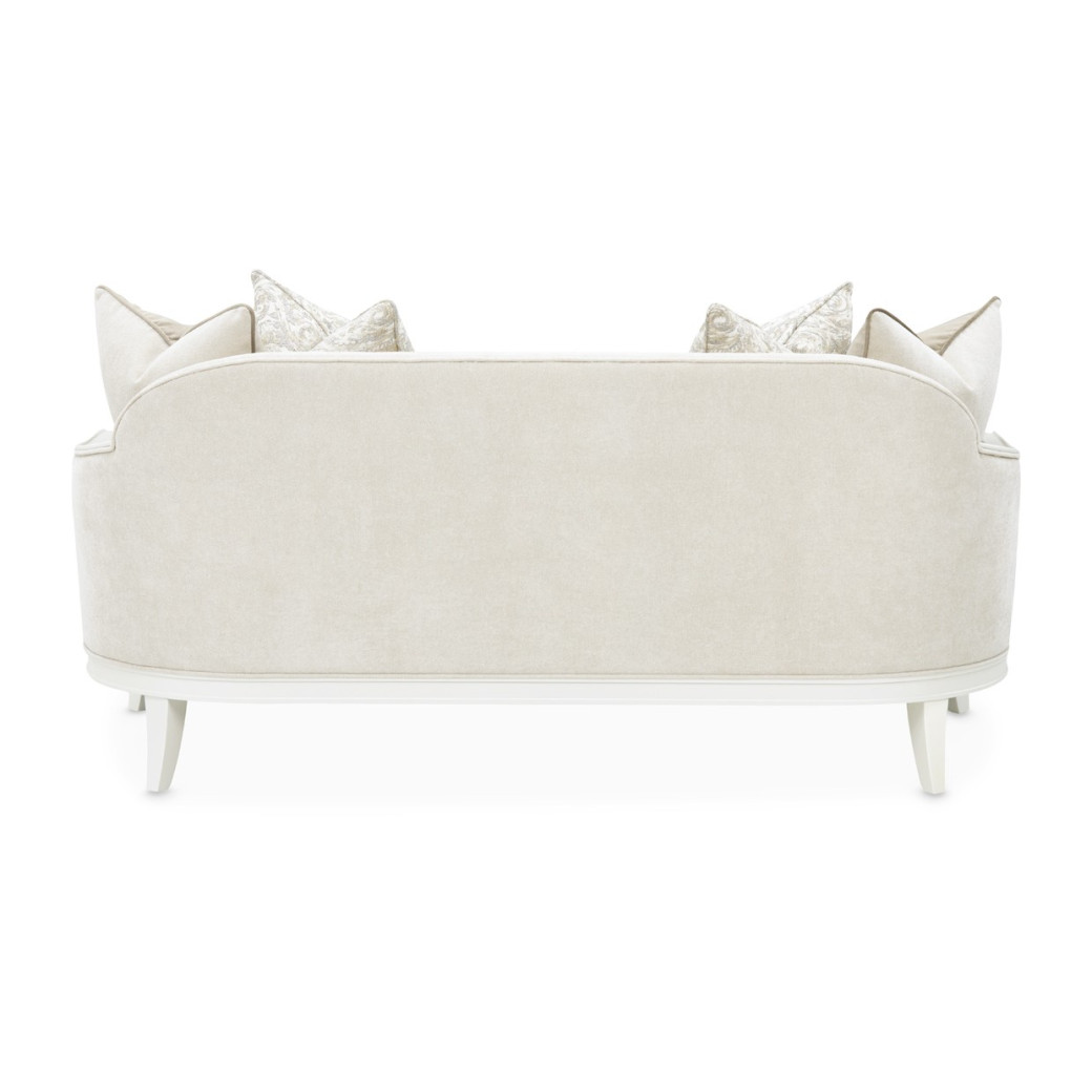 Loveseat Light Champagne La Marisia Collection By Michael Amini 9089825-TRQUL-124