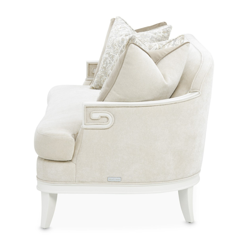 Loveseat Light Champagne La Marisia Collection By Michael Amini 9089825-TRQUL-124