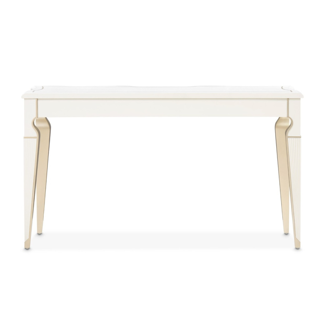 Console Table Creamy Pearl Finish La Marisia Collection By Michael Amini 9089223-112