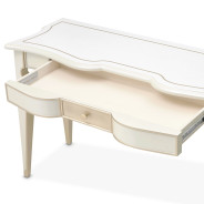 Console Table Creamy Pearl Finish La Marisia Collection By Michael Amini 9089223-112