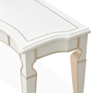 Console Table Creamy Pearl Finish La Marisia Collection By Michael Amini 9089223-112