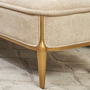 Accent Bench Light Champagne Scotts Square Collection by Michael Amini 9097904-124