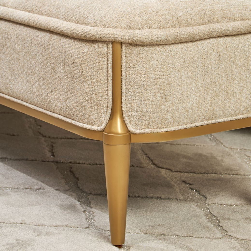 Accent Bench Light Champagne Scotts Square Collection by Michael Amini 9097904-124