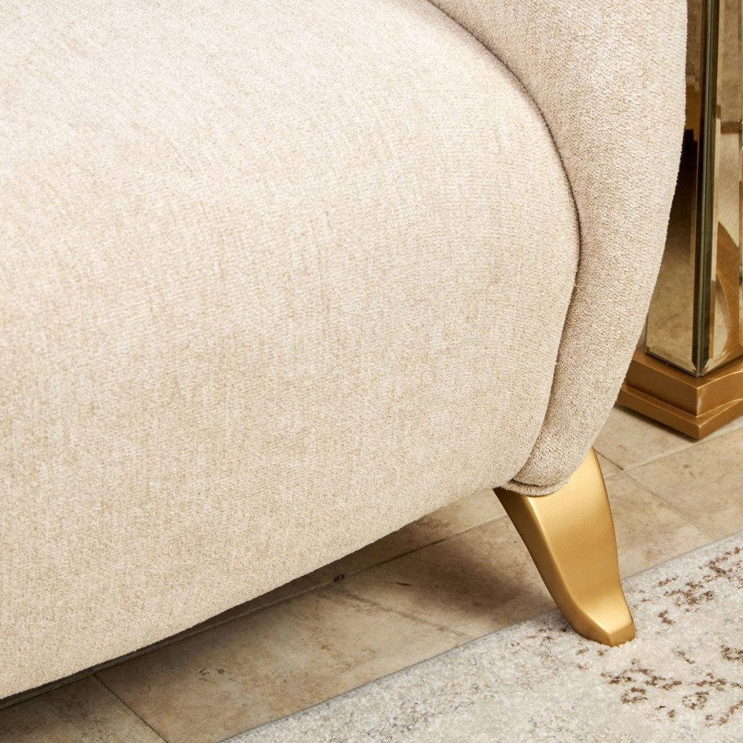 Sofa Light Champagne Scotts Square Collection by Michael Amini 9097816-CNSLK-124