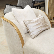 Chaise Light Champagne Scotts Square Collection by Michael Amini 9097841-CNSLK-124