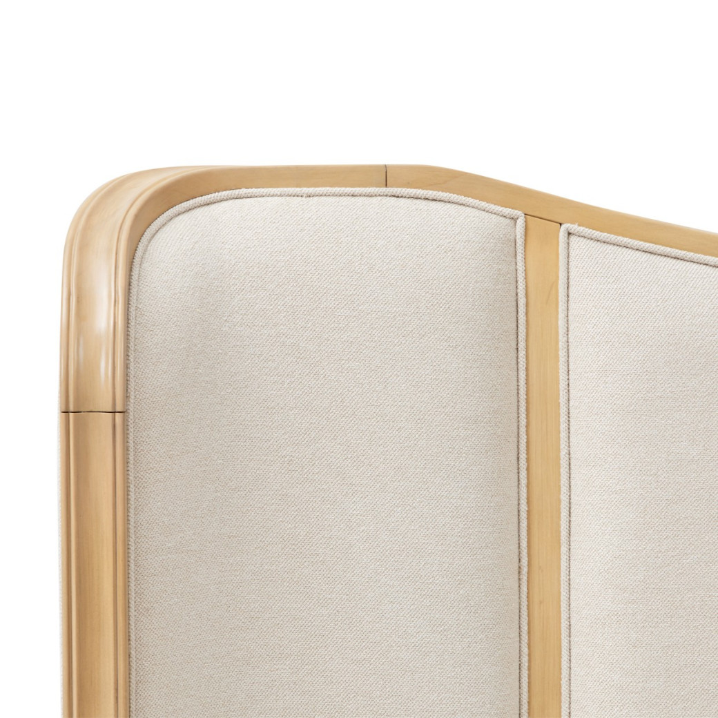 Queen Upholstered Bed Camellia Field Caramel Collection By Michael Amini 9090000EK3-134
