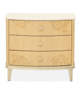 Queen Upholstered Bed Camellia Field Caramel Collection By Michael Amini 9090000EK3-134