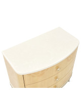 Queen Upholstered Bed Camellia Field Caramel Collection By Michael Amini 9090000EK3-134