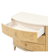Queen Upholstered Bed Camellia Field Caramel Collection By Michael Amini 9090000EK3-134