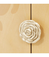 Queen Upholstered Bed Camellia Field Caramel Collection By Michael Amini 9090000EK3-134