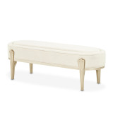 Queen Upholstered Bed Camellia Field Caramel Collection By Michael Amini 9090000EK3-134