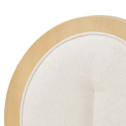 5PC Round Dining Table Camellia Field Caramel Collection By Michael Amini 9090001-134