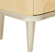 5PC Round Dining Table Camellia Field Caramel Collection By Michael Amini 9090001-134