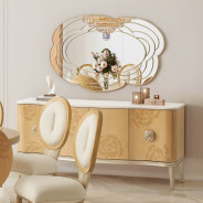 Camellia Field Sideboard Caramel Collection By Michael Amini 9090007SA-134