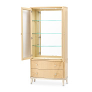 Camellia Field Display Cabinet 2pc Caramel Collection by Michael Amini  9090209-134