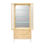 Camellia Field Display Cabinet 2pc Caramel Collection by Michael Amini  9090209-134