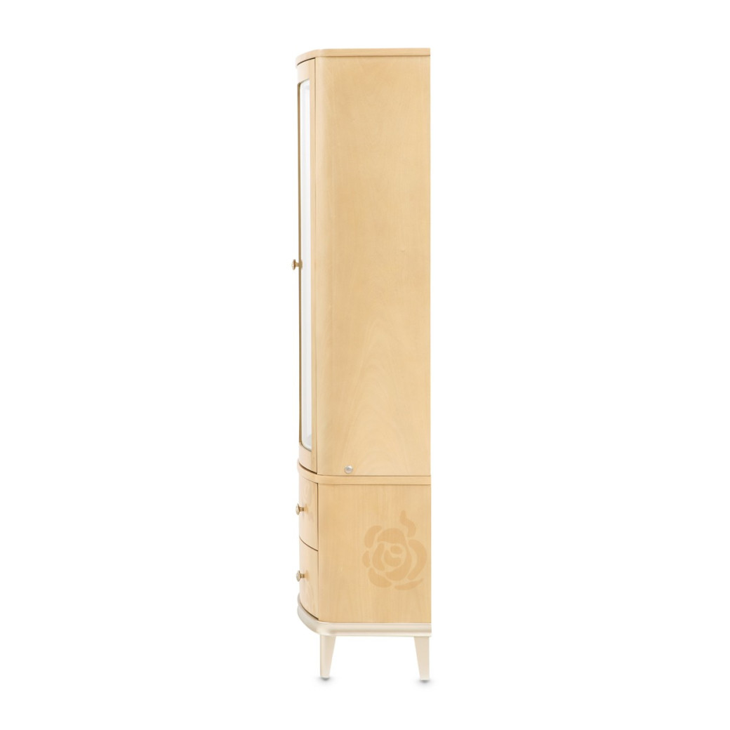 Camellia Field Display Cabinet 2pc Caramel Collection by Michael Amini  9090209-134
