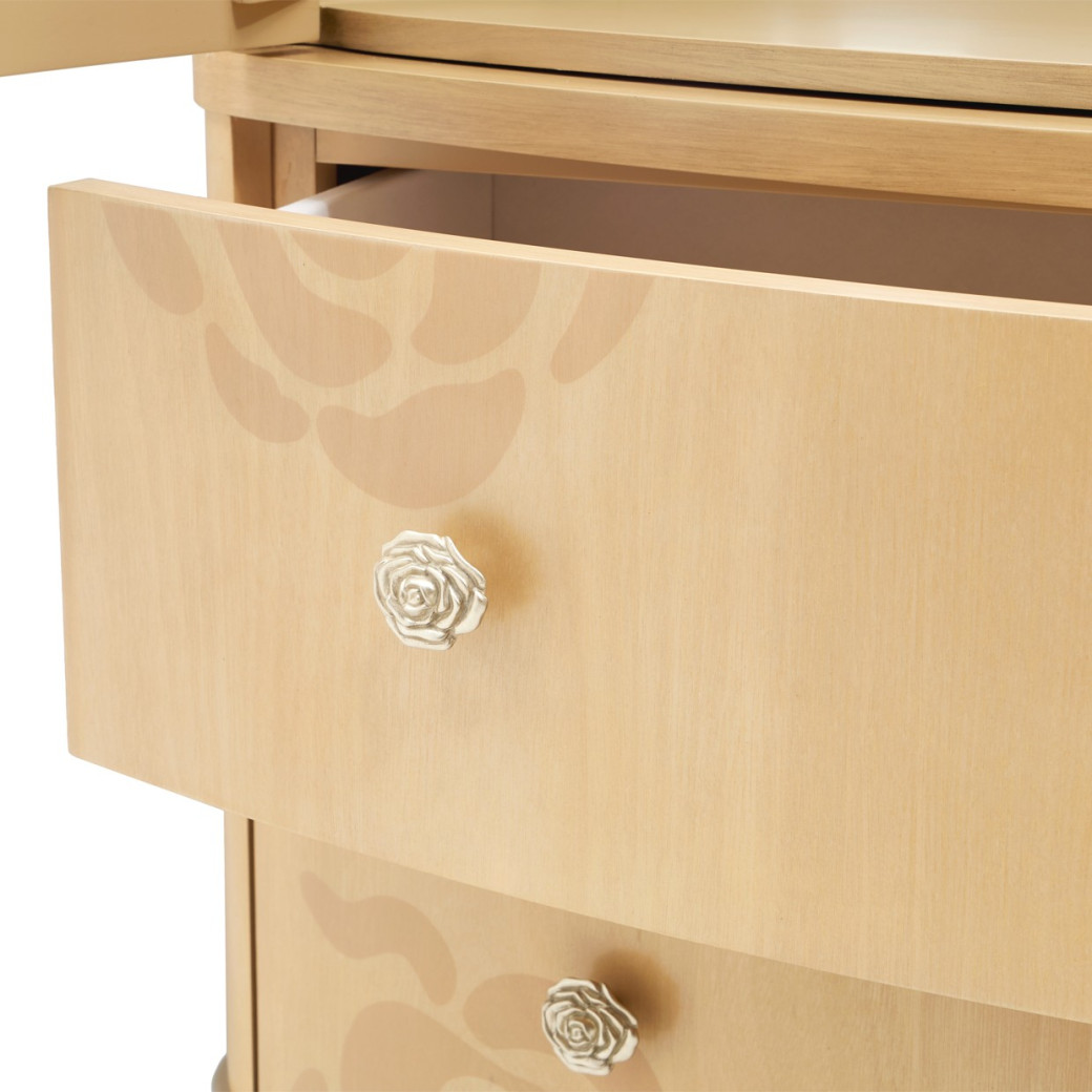 Camellia Field Display Cabinet 2pc Caramel Collection by Michael Amini  9090209-134