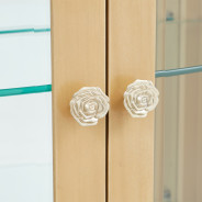 Camellia Field Display Cabinet 2pc Caramel Collection by Michael Amini  9090209-134