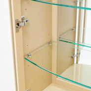 Camellia Field Display Cabinet 2pc Caramel Collection by Michael Amini  9090209-134