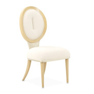 7PC Camellia Field Rect. Pedestal Dining  Set Caramel Collection By Michael Amini 9090002-134