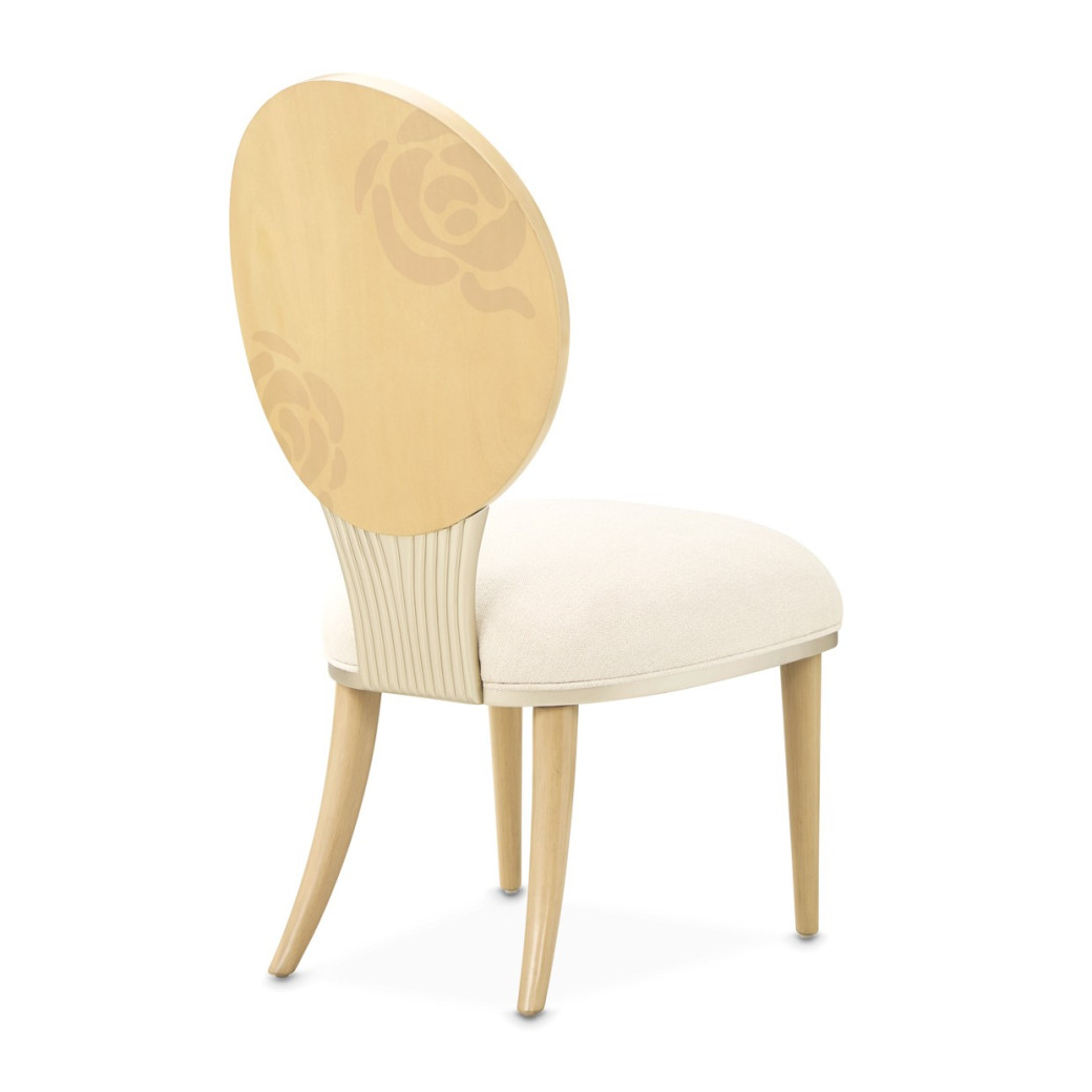 7PC Camellia Field Rect. Pedestal Dining  Set Caramel Collection By Michael Amini 9090002-134