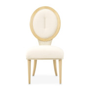 7PC Camellia Field Rect. Pedestal Dining  Set Caramel Collection By Michael Amini 9090002-134