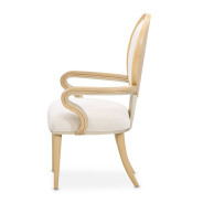 7PC Camellia Field Rect. Pedestal Dining  Set Caramel Collection By Michael Amini 9090002-134