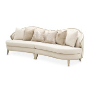 2PC Sofa - Cornsilk/Champagne Camellia Field Caramel Collection by Michael Amini  9090-2PC-CNSLK-134