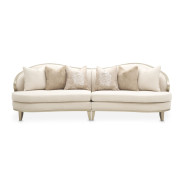2PC Sofa - Cornsilk/Champagne Camellia Field Caramel Collection by Michael Amini  9090-2PC-CNSLK-134