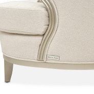 2PC Sofa - Cornsilk/Champagne Camellia Field Caramel Collection by Michael Amini  9090-2PC-CNSLK-134