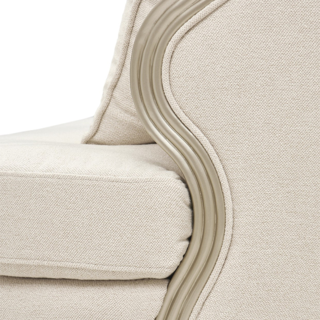 2PC Sofa - Cornsilk/Champagne Camellia Field Caramel Collection by Michael Amini  9090-2PC-CNSLK-134