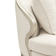 3 PC Sofa - Cornsilk/Champagne Camellia Field Caramel Collection by Michael Amini 9090-3PC-CNSLK-134
