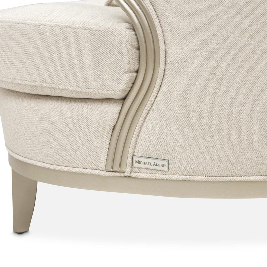 3 PC Sofa - Cornsilk/Champagne Camellia Field Caramel Collection by Michael Amini 9090-3PC-CNSLK-134
