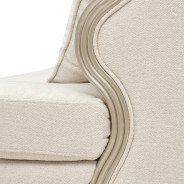 3 PC Sofa - Cornsilk/Champagne Camellia Field Caramel Collection by Michael Amini 9090-3PC-CNSLK-134