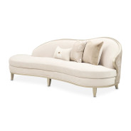 Camellia Field Asymmetrical Sofa Cornsilk Caramel Collection by Michael Amini  9090816-CNSLK-134