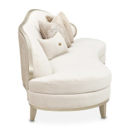 Camellia Field Asymmetrical Sofa Cornsilk Caramel Collection by Michael Amini  9090816-CNSLK-134